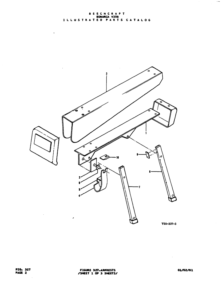 Aviation Part 01133131 for Beechcraft V35 Aircraft