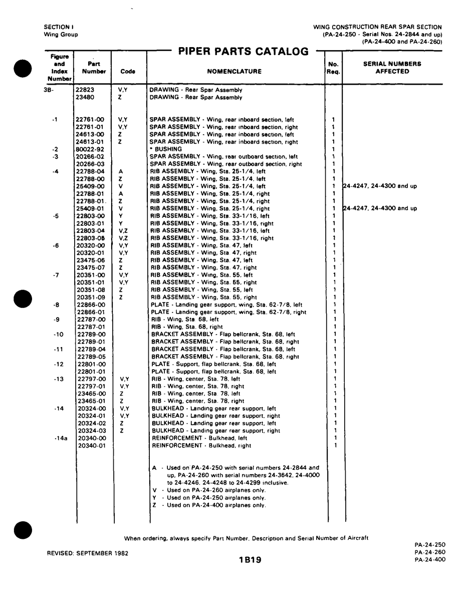 Aviation Part 20351-08 for Piper PA-32-260 Aircraft
