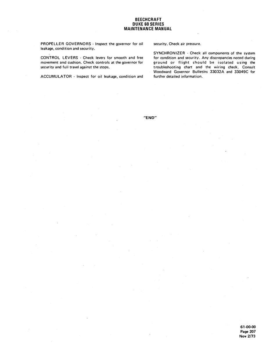 Aviation Part 33032A for Beechcraft 60 Aircraft
