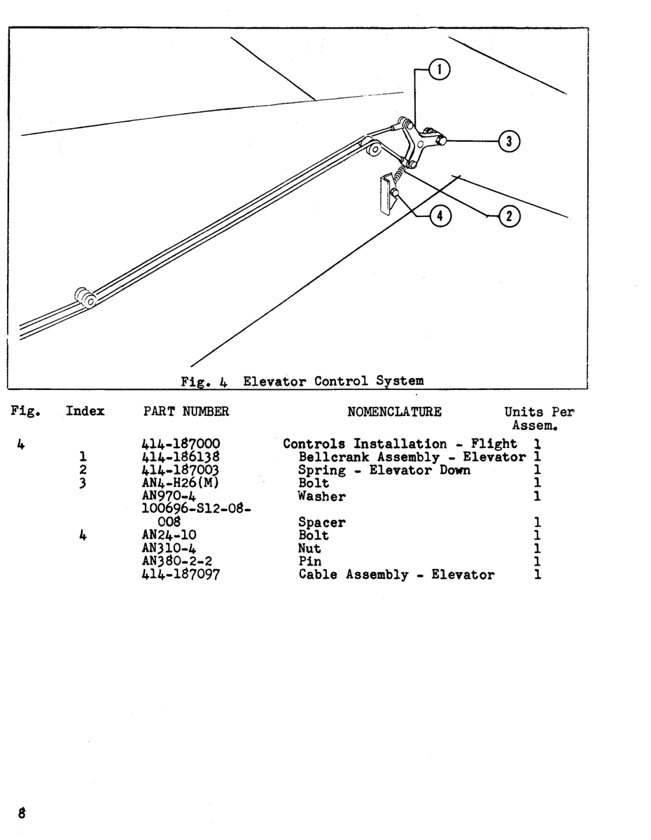 Aviation Part 414-187097 for Beechcraft 18A Aircraft