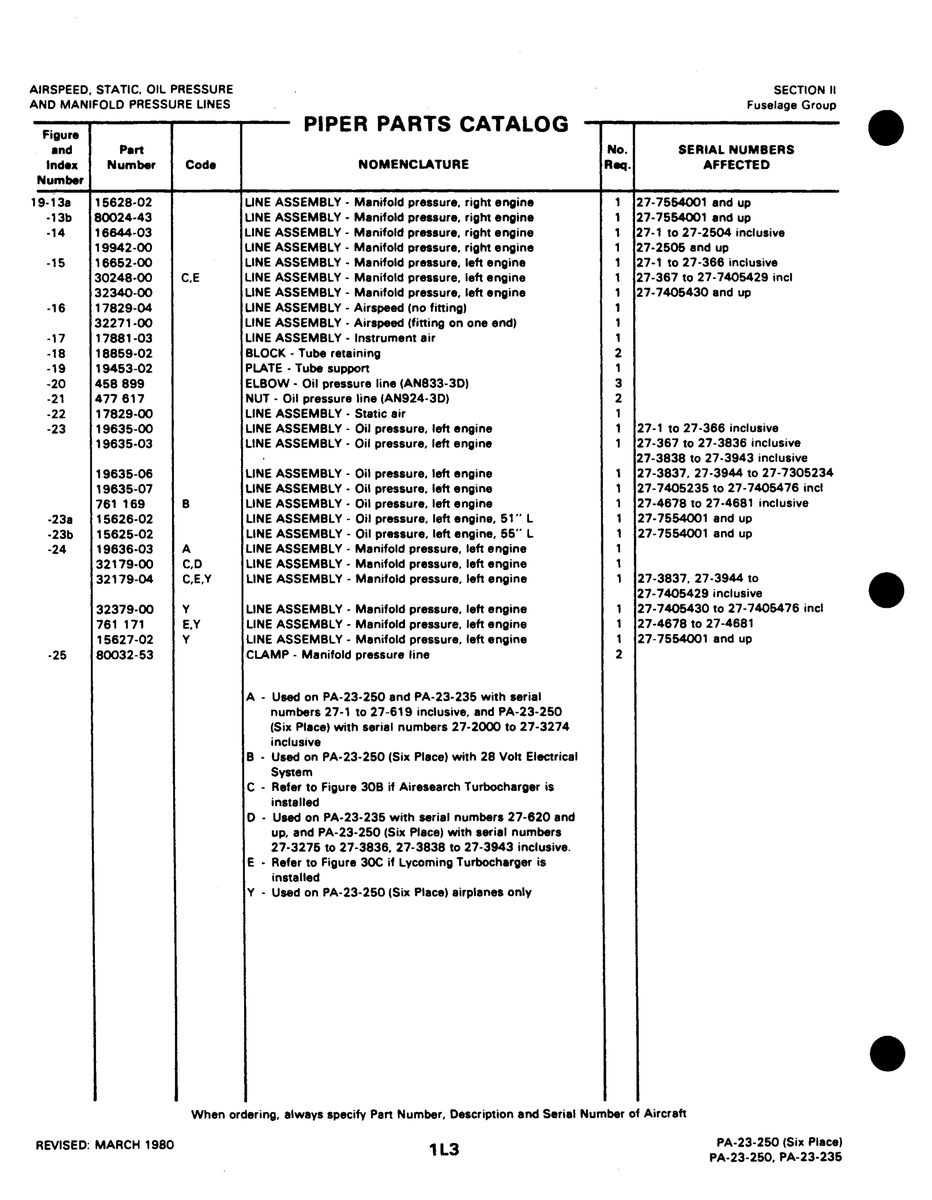 Aviation Part 80024-43 for Johnson Scorpion Too Aircraft