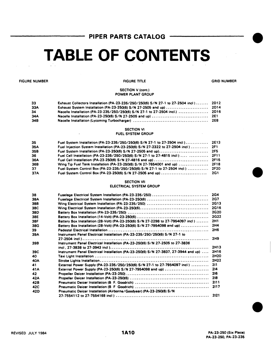 Aviation Part 27-75541 for Johnson Scorpion Too Aircraft