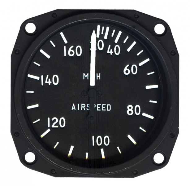 Falcon Airspeed Indicator 0-160 Mph ASI160M-3