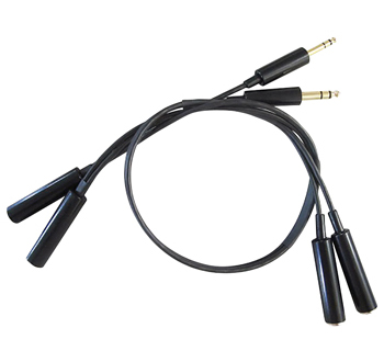 Aircraft Double Headset 'Y' Adapter Faro-Yadpt