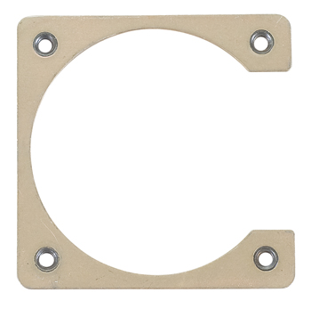 Nut Ring/Shell size 23, 4-40 Aluminum alloy-anodized, self locking nut, steel cadmium plated. FSU-23