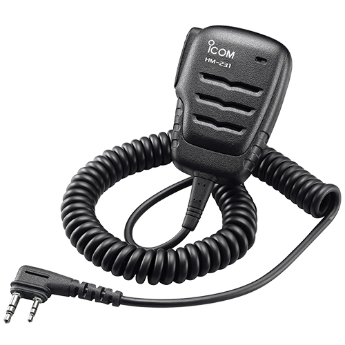 Waterproof Speaker Microphone/For use with IC-A25 radio HM-231