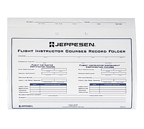 Flight Instructor Record Folder 10001866-001