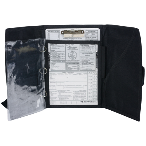 Ifr Trifold Kneeboard/Collapsable rings, chart pockets, 3 ring. 10001298-000