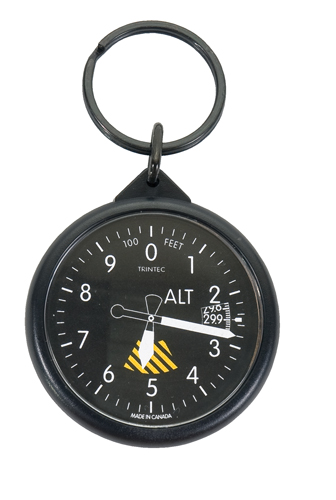 Round Altimeter Key Chain KCR60