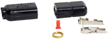Microphone Jack/U-179A/U, 2 conductor, with locking release button.   MJ-102