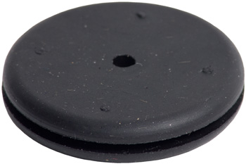 Grommet/Bulkhead, Synthetic rubber, .125 x 1.00 MS35489-3