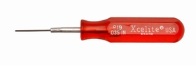 Socket Wrench/For use with hex socket head screws, .035 X 3 1/2, red handle P19