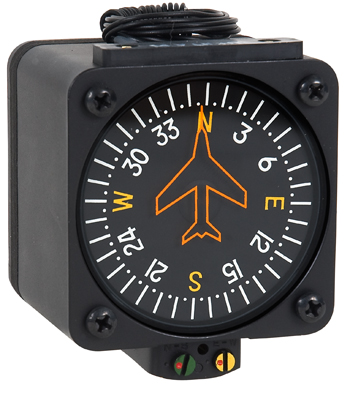 Vertical Card Compass 5V/Red PAI-700