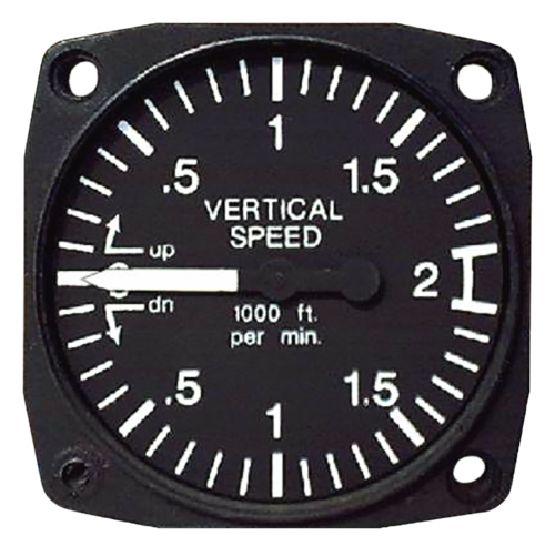 Vertical Speed Indicator/2 1/4, 0-6000 ft, Tso'D  T8-210-60