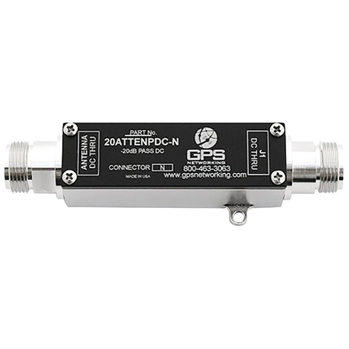 Fixed GPS Attenuator/Pass DC Xxattenpdc-