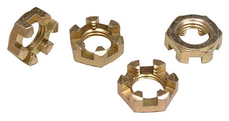 Cadmium Plated Steel Shear Castle Nut, 10-32 Hd AN320-3