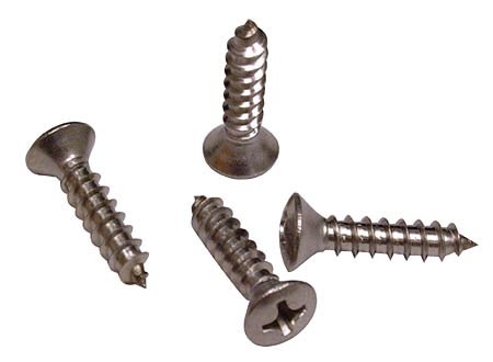 Phillips 82 Oval Head Type  inchA inch Interior Stainless Sheet Metal Screw, 4x5/8, 100 pack Hd 4RX58OAS-100