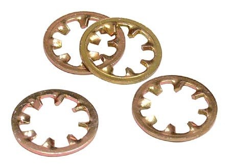 Internal Tooth Cad-Plate Steel Lock Washer, 1/4 inch, 100 pack Hd MS35333-40-100