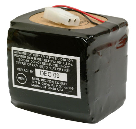 Replacement ELT Battery, for Pointer, 2 yr Mrl Pointer