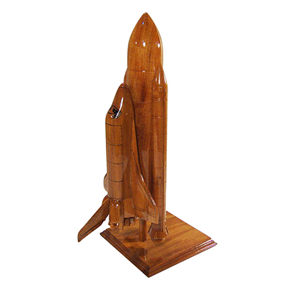 Space Shuttle With Fullstack Model Nmssf