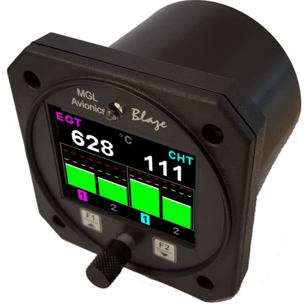 Mgl Color 4-Channel Thermocouple Temp Display - Blaze Series TC-5