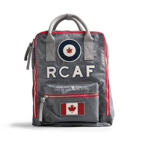 Red Canoe Rcaf Backpack Grey U-Bag-Rcafbpack-Gy