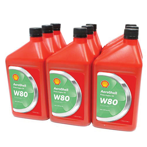 Aeroshell W80 Plus Oil Quart 550050836