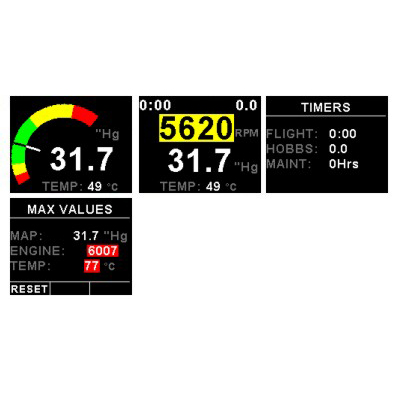 Mgl Color Manifold Pressure / RPM - Blaze Series MAP-4