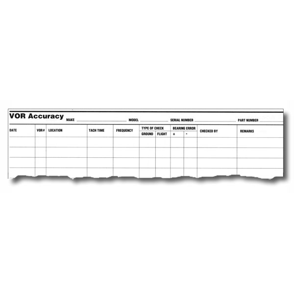 Asa Avionics Log Book ASA-SA-V2