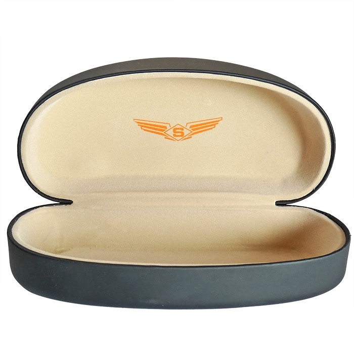 Scheyden Leather Clamshell Sunglasses Case With Logo ZZYCSCS1