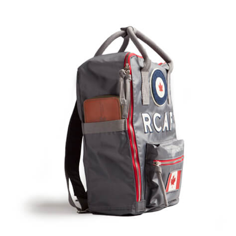 Red Canoe Rcaf Backpack Grey U-Bag-Rcafbpack-Gy