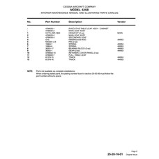 Aviation Part 81376-16 for Cessna 525 Aircraft