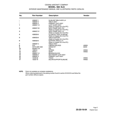 Aviation Part 4589028-8 for Cessna 560XL Aircraft