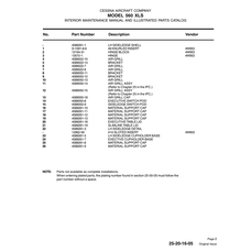 Aviation Part 4589050-15 for Cessna 560XL Aircraft