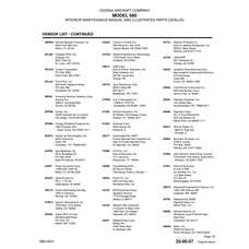 Aviation Part 0J4E7 for Cessna 680 Aircraft