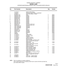 Aviation Part 6311095-5 for Cessna 525 Aircraft