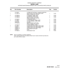 Aviation Part 4717059-61 for Cessna 525 Aircraft