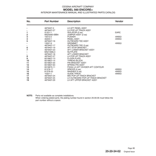 Aviation Part 81378-33 for Cessna 560XL Aircraft