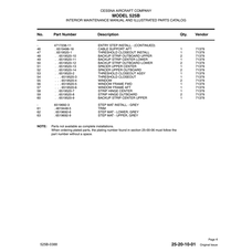 Window 6519520-4 for Cessna 525 Aircraft