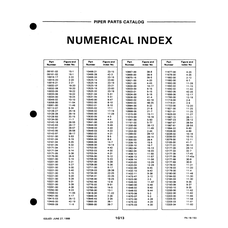 Aviation Part 12105-00 for Piper PA-18-150 Aircraft