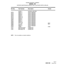 Aviation Part 1N4006 for Cessna 750 Aircraft