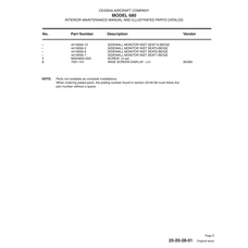 Aviation Part 4419556-6 for Cessna 680 Aircraft
