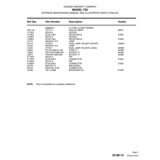 Aviation Part 12105-3 for Cessna 560XL Aircraft