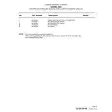 Aviation Part 4479520-6 for Cessna 680 Aircraft