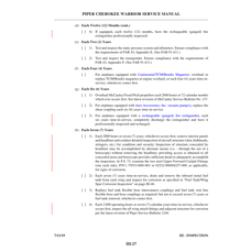 Aviation Part III-27 for Piper PA-28-161 Aircraft