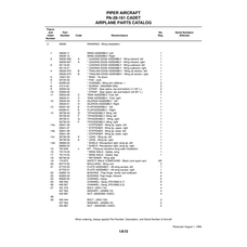 Aviation Part 36739-29 for Piper PA-28-161 Warrior Aircraft