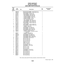 Aviation Part 35632-03 for Piper PA-28-161 Warrior Aircraft