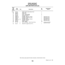Aviation Part 87451-03 for Piper PA-28-161 Warrior Aircraft