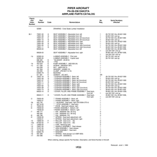 Aviation Part 02585-05 for Piper PA-28-161 Warrior Aircraft