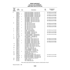 Aviation Part 35426-03 for Piper PA-28-161 Warrior Aircraft